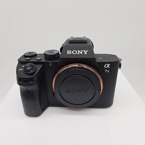 Sony Alpha 7 II Mirrorless Camera Body in Black with Orange Accent